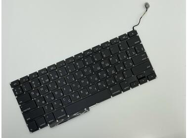 Клавиатура для ноутбука Apple MacBook Pro (A1297) с подсветкой (Light) Black, (No Frame), RU (горизонтальный энтер) - фото 2