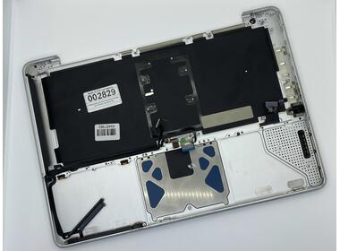 Клавіатура для ноутбука Apple MacBook Pro (A1278) 2011 Black, (Silver TopCase), RU (горизонтальний ентер)