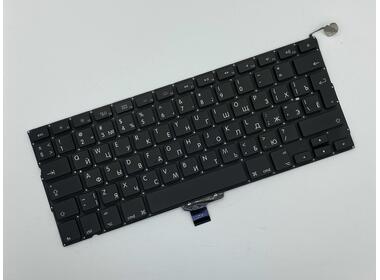 Клавиатура для ноутбука Apple MacBook (A1278) Black, RU (вертикальный энтер) - фото 2