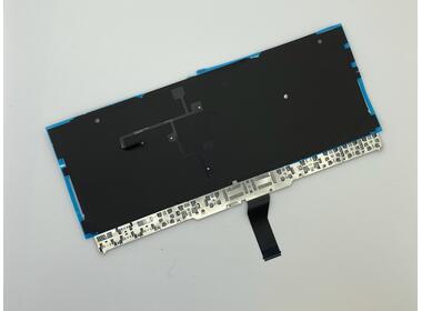 Клавіатура для ноутбука Apple MacBook Air 2011+ A1370 (2010, 2011 року), A1465 (2012, 2013, 2014, 2015 року) з підсвіткою (Light) Black, (Original), (No Frame), RU (вертикальний ентер)