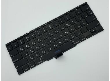 Клавіатура для ноутбука Apple MacBook Air 2010+ A1370 (2010, 2011 року), A1465 (2012, 2013, 2014, 2015 року) Black, (No Frame), RU (горизонтальний ентер) - фото 2