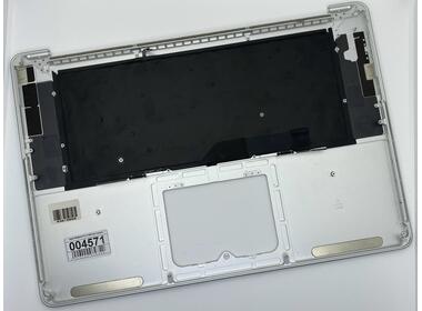 Клавіатура для ноутбука Apple MacBook Pro (A1398) Black, (Silver TopCase), RU (горизонтальний ентер)