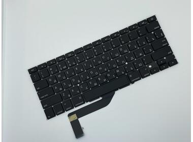 Клавиатура для ноутбука Apple MacBook Pro A1398 (2012, 2013, 2014, 2015 года) с подсветкой (Light) Black, (No Frame), RU (горизонтальный энтер) - фото 2