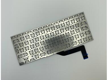 Клавіатура для ноутбука Apple MacBook Pro 15&quot; A1398 (2012, 2013, 2014, 2015 року) з підсвіткою (Light) Black, (No Frame), RU (вертикальний ентер)