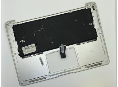 Клавіатура для ноутбука Apple MacBook Air 2012+ (A1466) Black, (Silver TopCase), RU (горизонтальний ентер)