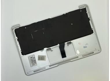 Клавиатура Apple MacBook Air 2012+ (A1465) Black, (Silver TopCase), RU (горизонтальный энтер)