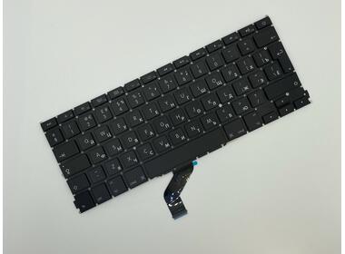 Клавіатура для ноутбука Apple MacBook Pro (A1425) з підсвіткою (Light) Black, (No Frame), RU (вертикальний ентер) - фото 2