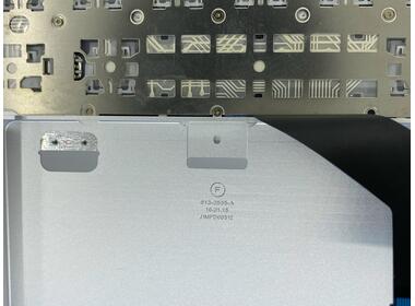 Клавіатура для ноутбука Apple MacBook Pro (A1425) Black, (Silver TopCase), RU (горизонтальний ентер) - фото 3