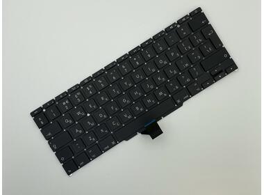 Клавіатура для ноутбука Apple MacBook Air 2011+ A1370 (2010, 2011 року), A1465 (2012, 2013, 2014, 2015 року) з підсвіткою (Light) Black, (No Frame), RU (вертикальний ентер) - фото 2