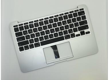 Клавиатура для ноутбука Apple MacBook Air 2013+ (A1465) Black, (Silver TopCase), RU (горизонтальный энтер) - фото 2