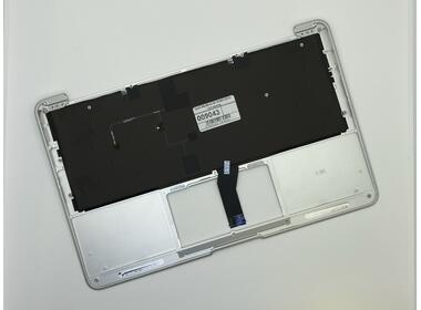 Клавиатура для ноутбука Apple MacBook Air 2013+ (A1465) Black, (Silver TopCase), RU (горизонтальный энтер)