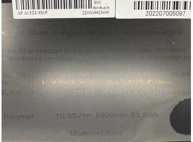 Аккумуляторная батарея для ноутбука Apple A1322 MacBook Pro 13" MC374 (2010) 10.95V Black 5800mAh OEM - фото 3