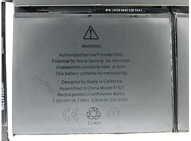 Аккумуляторная батарея для ноутбука Apple A1534 MacBook 12&quot; A1534 (2015) 7.55V Black 5200mAh Orig - фото 3