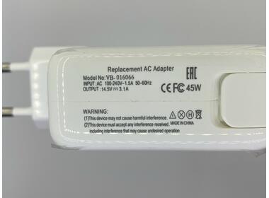 Блок живлення для ноутбука Apple 45W 14.5V 3.1A MagSafe A1244 OEM - фото 3