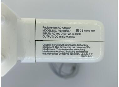 Блок питания для ноутбука Apple 60W 16.5V 3.65A MagSafe A1344 Apple MacBook Pro 13&quot; mid 2012, Late 2011, early 2011, mid 2010. Apple MacBook 13&quot; end 2009. OEM - фото 3