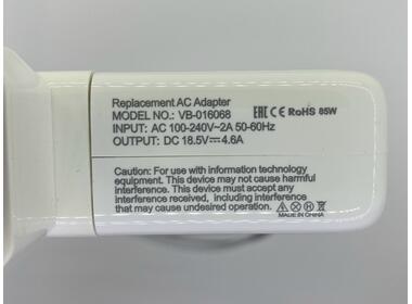 Блок питания для ноутбука Apple 85W 18.5V 4.6A MagSafe A1172 (L-shape) OEM - фото 3