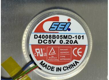 Вентилятор для ноутбука Apple Powerbook A1106 G4 5V 0.20A 5-pin SEI - фото 3