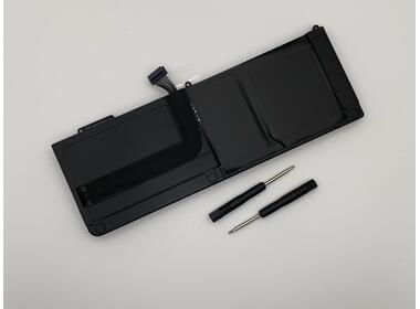 Аккумуляторная батарея для ноутбука Apple A1382 MacBook Pro A1286 15&quot; 10.8V Black 5600mAh OEM - фото 2