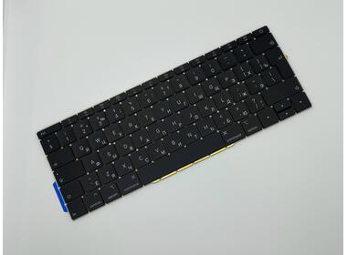 Клавиатура для ноутбука Apple MacBook (A1708), Black, (No Frame), RU (большой энтер) - фото 2