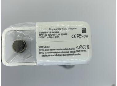 Блок питания для ноутбука Apple 45W 14.5V 3.1A MagSafe T-shape 661-6054 REPLACEMENT - фото 3