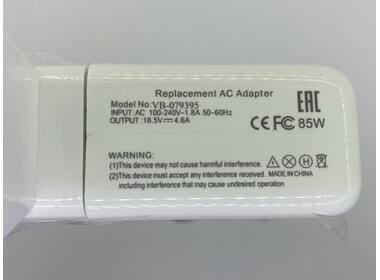 Блок живлення для ноутбука Apple 85W 18.5V 4.6A MagSafe A1172 (T-shape) REPLACEMENT - фото 3