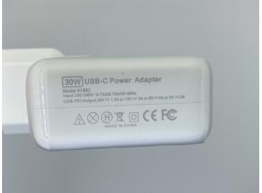 Блок питания для ноутбука Apple 30W 20V 1.5A USB Type-C MY1W2ZM/A OEM - фото 3