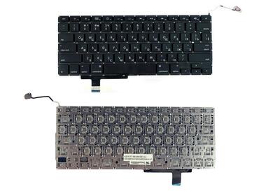 Клавиатура для ноутбука Apple MacBook Pro (A1297) с подсветкой (Light) Black, (No Frame), RU (горизонтальный энтер) - фото 5
