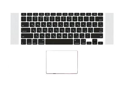 Клавіатура для ноутбука Apple MacBook Pro 2012, Early 2013 (A1398) Black, (Silver TopCase), RU (горизонтальний ентер) - фото 2