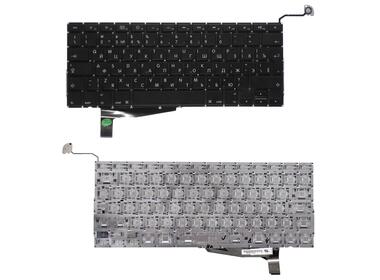 Клавіатура для ноутбука Apple MacBook Pro A1286 (2011, 2012 року) з підсвіткою (Light), Black, (No Frame), без (SD), RU (вертикальний ентер)