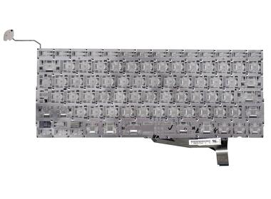 Клавіатура для ноутбука Apple MacBook Pro A1286 (2011, 2012 року) з підсвіткою (Light), Black, (No Frame), без (SD), RU (вертикальний ентер) - фото 3