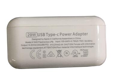 Блок питания для ноутбука Apple 29W 14.5V 4A USB Type-C MJ262LL/A OEM - фото 6