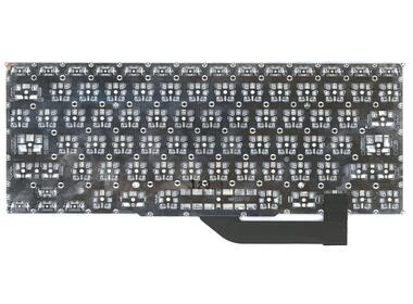 Клавиатура для ноутбука Apple MacBook Pro A1398 (2012, 2013, 2014, 2015 года) с подсветкой (Light) Black, (No Frame), RU (горизонтальный энтер) - фото 7
