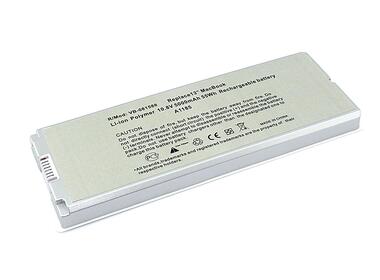 Аккумуляторная батарея для ноутбука Apple A1185 10.8V White 4800mAh OEM