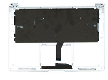 Клавіатура для ноутбука Apple MacBook Air 2011+ (A1369) Black, (Silver TopCase), з підсвіткою (Light), RU (горизонтальний ентер) - фото 2