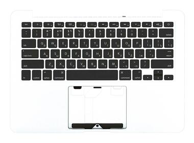 Клавіатура для ноутбука Apple MacBook Pro (A1425) Black, (Silver TopCase), RU (горизонтальний ентер) - фото 5