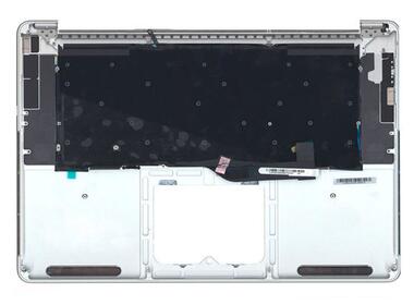 Клавіатура для ноутбука Apple MacBook Pro (A1398) Black, (Silver TopCase), RU (горизонтальний ентер) - фото 7