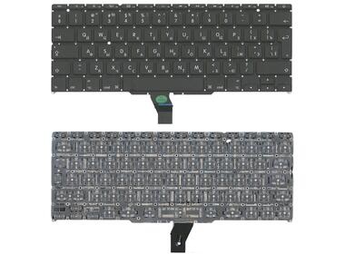 Клавіатура для ноутбука Apple MacBook Air 2011+ A1370 (2010, 2011 року), A1465 (2012, 2013, 2014, 2015 року) з підсвіткою (Light) Black, (No Frame), RU (вертикальний ентер) - фото 5