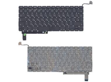 Клавіатура для ноутбука Apple MacBook Pro (A1286) (2011, 2012 року) з підсвіткою (Light), Black, (No Frame), с (SD), RU (вертикальний ентер)