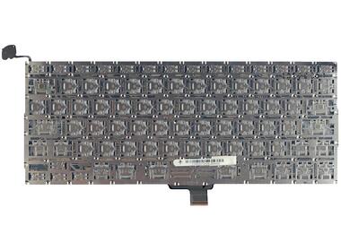 Клавиатура для ноутбука Apple MacBook Pro (A1278) Black, (No Frame), RU (горизонтальный энтер) - фото 3