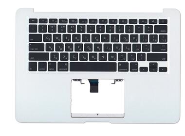 Клавіатура для ноутбука Apple MacBook Air 2013+ (A1466) Black с топ панелью, RU (горизонтальний ентер) - фото 2