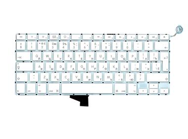 Клавиатура для ноутбука Apple MacBook Pro (A1342) White, (No Frame), RU (вертикальный энтер) - фото 3