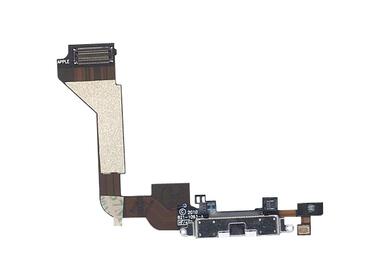 Шлейф разъема питания для смартфона Apple iPhone 4 белый