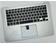 Клавиатура для ноутбука Apple MacBook Air (A1369) 2010+ Black, (Silver TopCase), RU (горизонтальный энтер) - фото 2, миниатюра