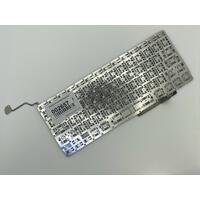 Купить Клавіатура для ноутбука Apple MacBook Pro (A1297) з підсвіткою (Light) Black, (No Frame), RU (горизонтальний ентер)