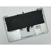 Купить Клавиатура для ноутбука Apple MacBook Air (A1370) 2011+ Black, (Silver TopCase), RU (горизонтальный энтер)