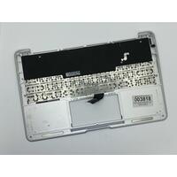 Купить Клавиатура для ноутбука Apple MacBook Air (A1370) 2010+ Black, (Silver TopCase), RU (горизонтальный энтер)
