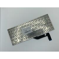 Купить Клавіатура для ноутбука Apple MacBook Pro A1398 (2012, 2013, 2014, 2015 року) з підсвіткою (Light) Black, (No Frame), RU (горизонтальний ентер)