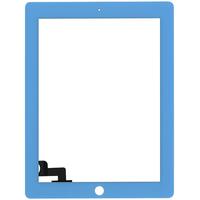 Купить Тачскрин (Сенсорное стекло) для планшета Apple iPad 2 A1395, A1396, A1397 голубой