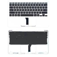 Купить Клавиатура для ноутбука Apple MacBook Air 2013+ (A1465) Black, (Silver TopCase), RU (горизонтальный энтер)