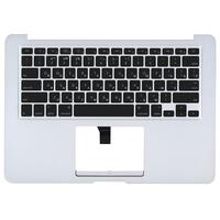 Купить Клавиатура для ноутбука Apple MacBook Air (A1369) 2010+ Black, (Silver TopCase), RU (горизонтальный энтер)